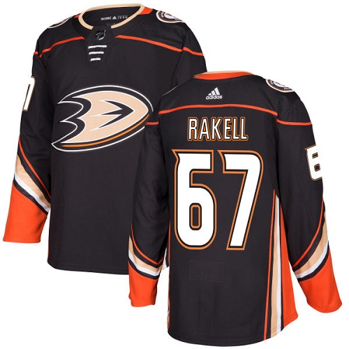 Adidas Men Anaheim Ducks #67 Rickard Rakell Black Home Authentic Stitched NHL Jersey->anaheim ducks->NHL Jersey